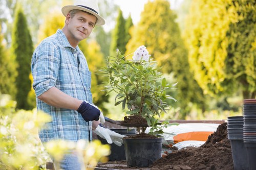 Equipment and safety gear used for professional garden services